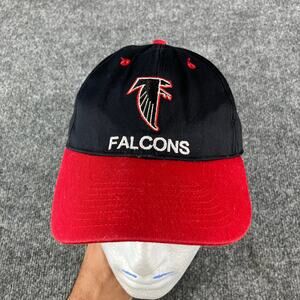 Atlanta Falcons Hat Black Red Adjustable NFL Football Cap
